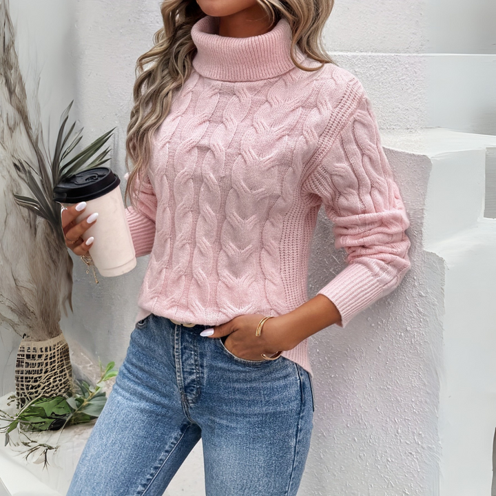 Amelia | Elegant knitted Roll Neck jumper