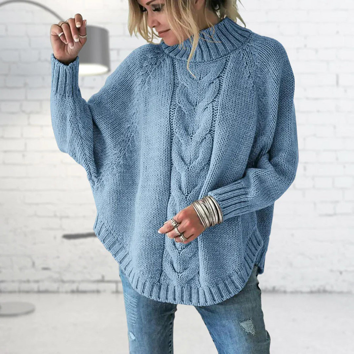 Elysian | Knitted pullover with cable pattern