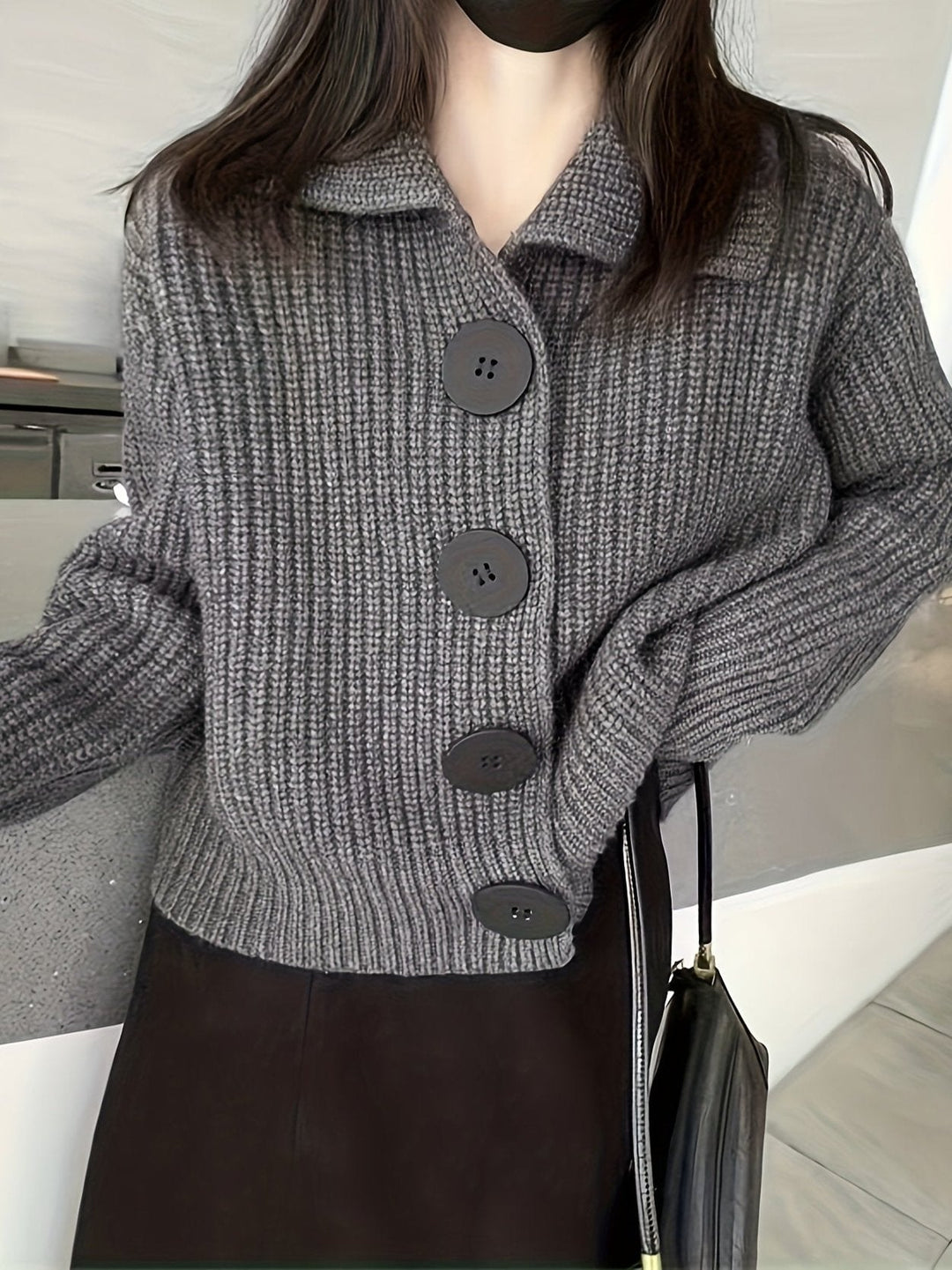 Alma | Ribbed Knit Cardigan