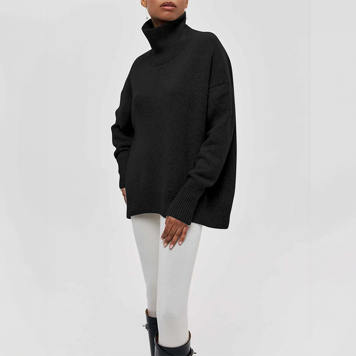 Amelia | Elegant knitted Roll Neck Jumper